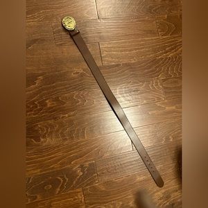 LRL Belt w/Brass Western Buckle